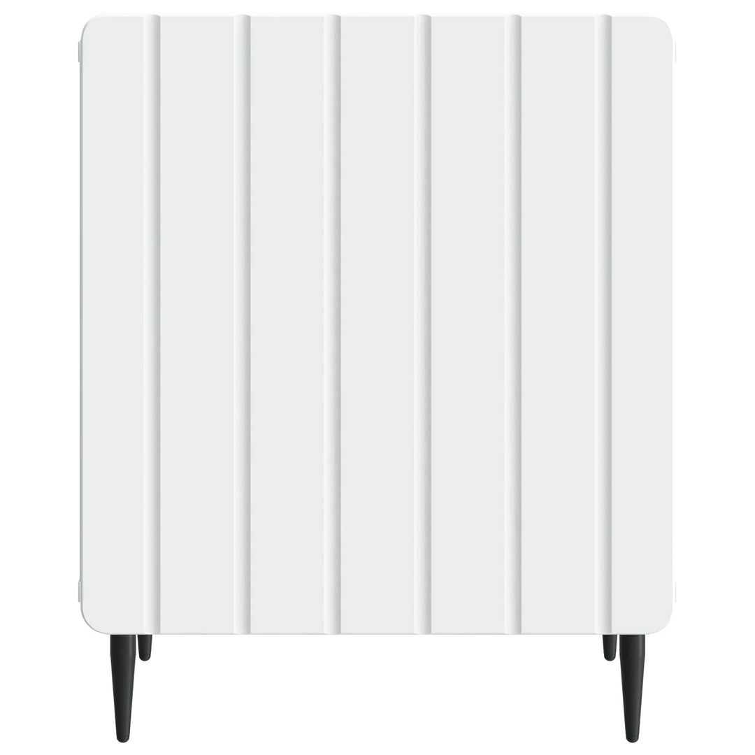 Natskab 2 pcs Hvid 43 x 34,5 x 52 cm Konstrueret træ