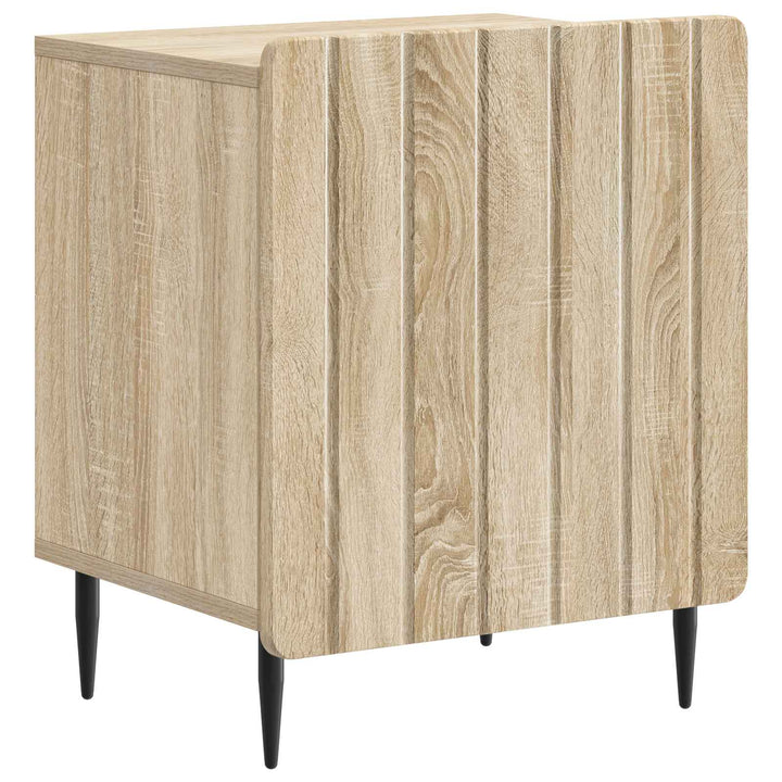 Natskab 2 pcs Sonoma-eg 43 x 34,5 x 52 cm Konstrueret træ