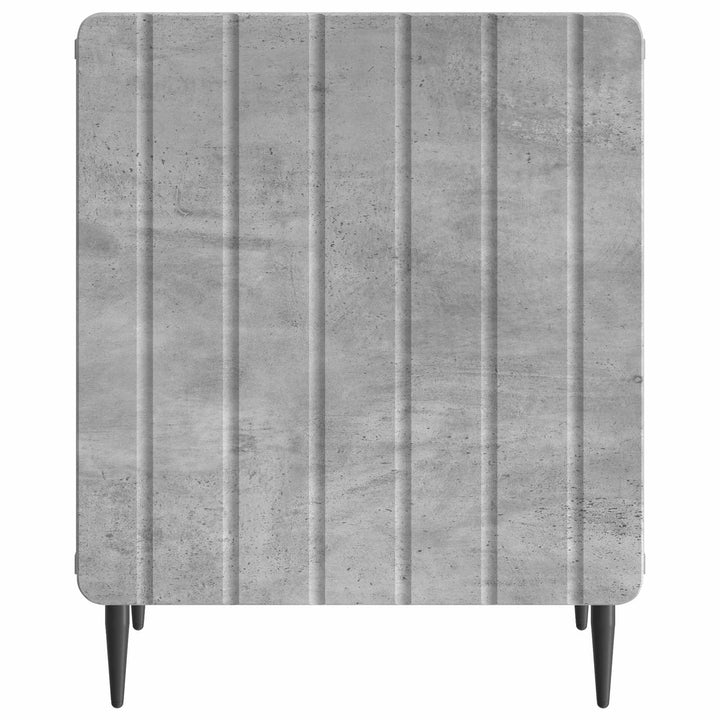 Natskab 2 pcs Betongrå 43 x 34,5 x 52 cm Konstrueret træ