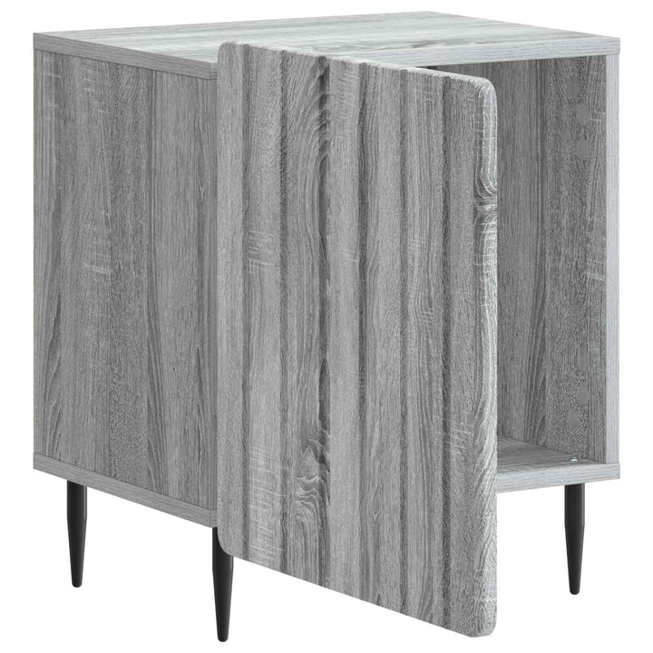 Natskab 2 pcs Grå sonoma-eg 43 x 34,5 x 52 cm Konstrueret træ