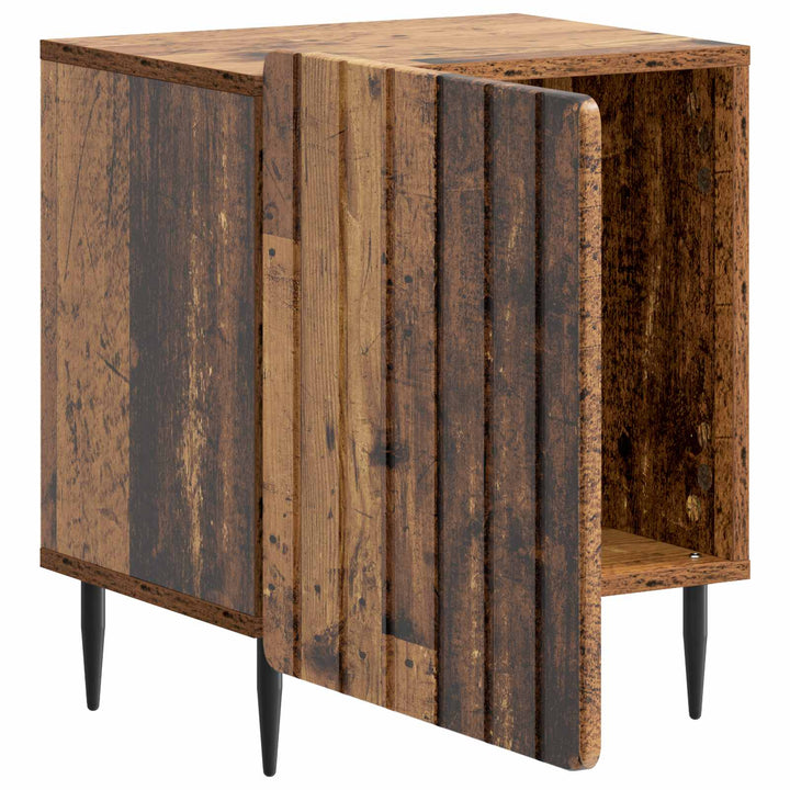 Natskab 2 pcs Gammelt træ 43 x 34,5 x 52 cm Konstrueret træ