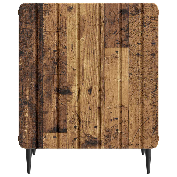 Natskab 2 pcs Gammelt træ 43 x 34,5 x 52 cm Konstrueret træ