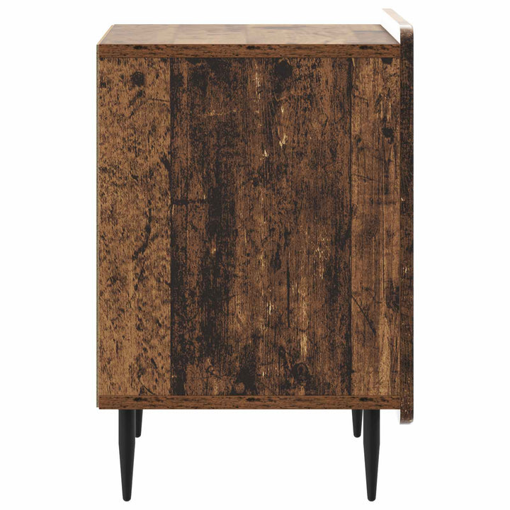 Natskab 2 pcs Gammelt træ 43 x 34,5 x 52 cm Konstrueret træ