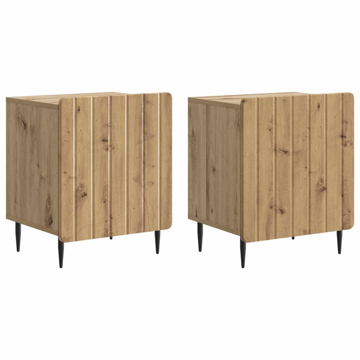 Natskab 2 pcs Artisan-eg 43 x 34,5 x 52 cm Konstrueret træ