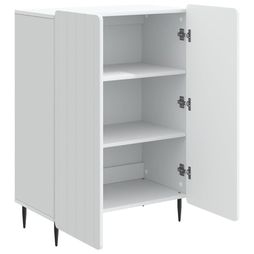 Sideboard Hvid 66 x 34,5 x 92 cm Konstrueret træ