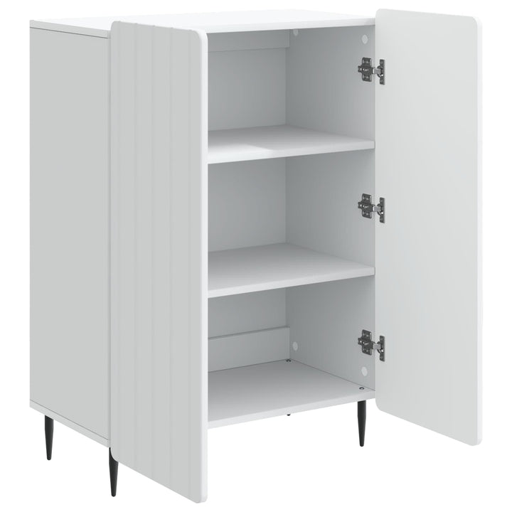 Sideboard Hvid 66 x 34,5 x 92 cm Konstrueret træ