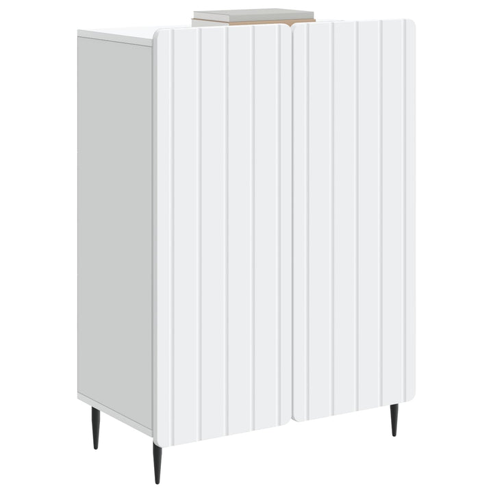 Sideboard Hvid 66 x 34,5 x 92 cm Konstrueret træ