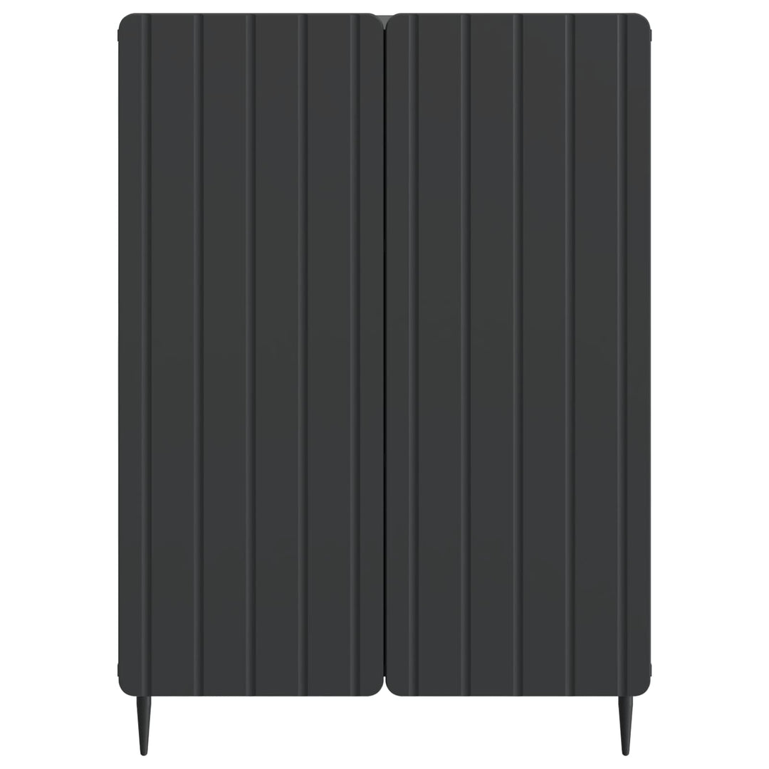 Sideboard Sort 66 x 34,5 x 92 cm Konstrueret træ