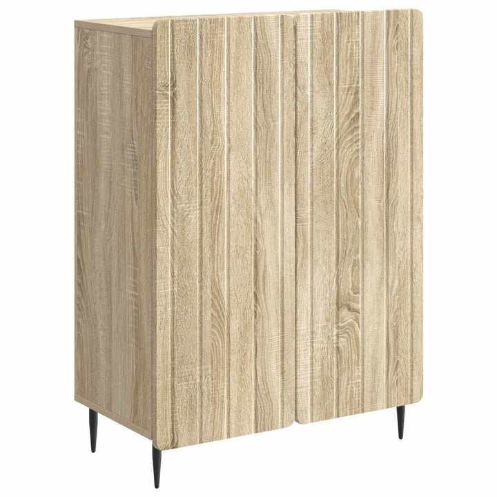 Sideboard Sonoma-eg 66 x 34,5 x 92 cm Konstrueret træ