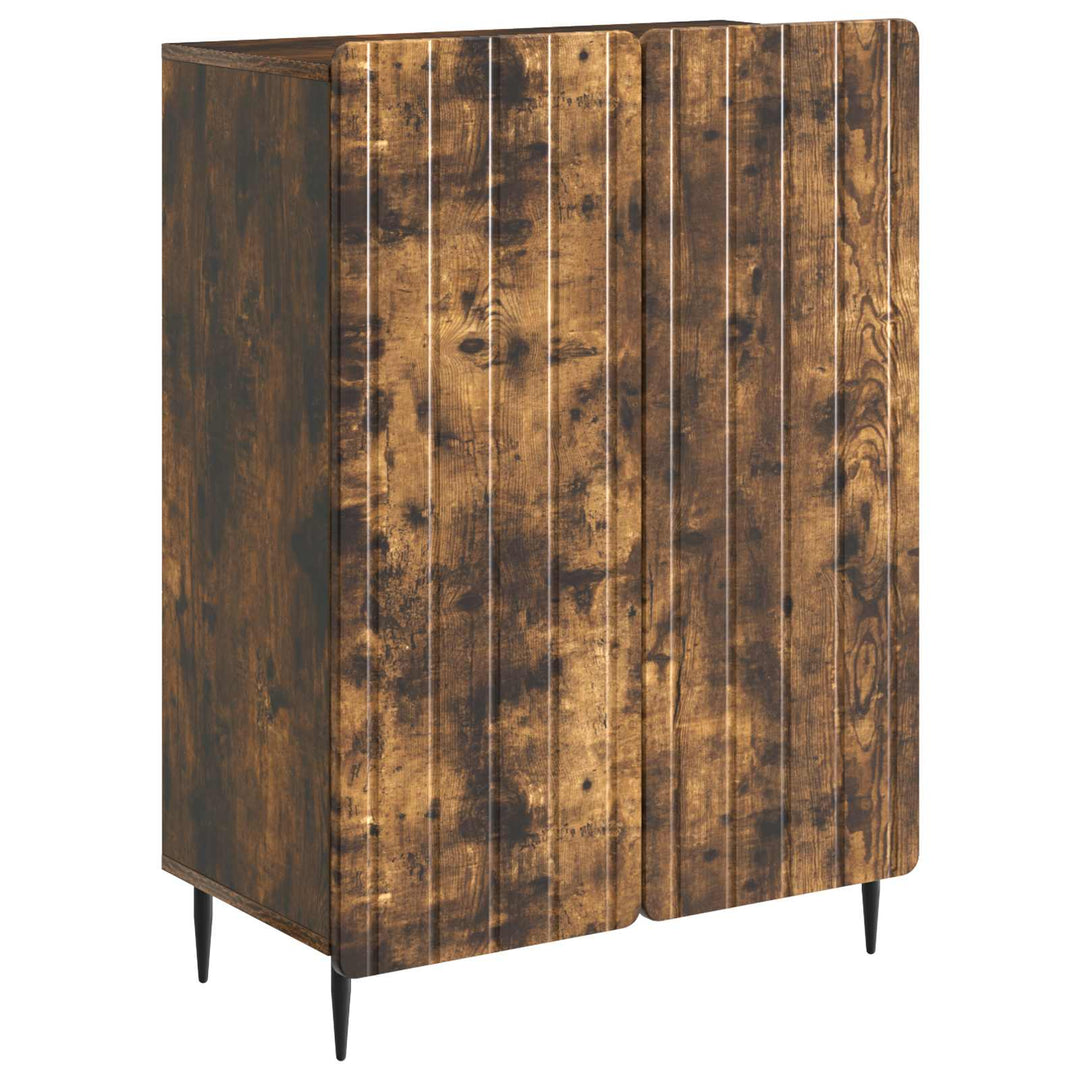 Sideboard Røget eg 66 x 34,5 x 92 cm Konstrueret træ