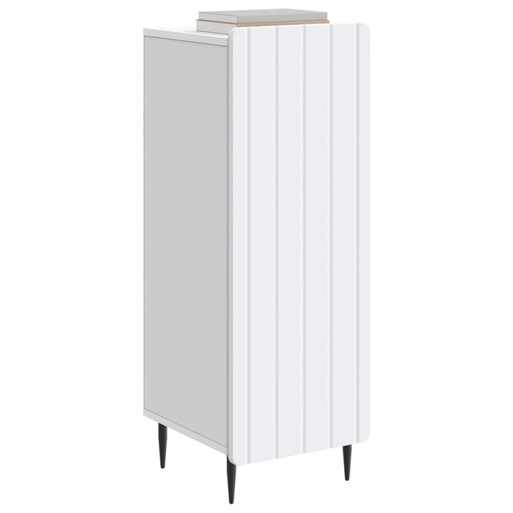 Sideboard Hvid 34,5 x 33 x 92 cm Konstrueret træ
