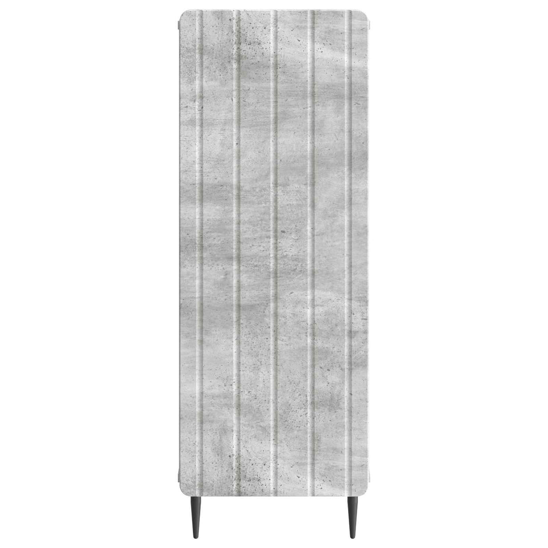 Sideboard Betongrå 34,5 x 33 x 92 cm Konstrueret træ
