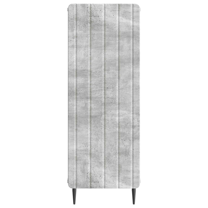 Sideboard Betongrå 34,5 x 33 x 92 cm Konstrueret træ