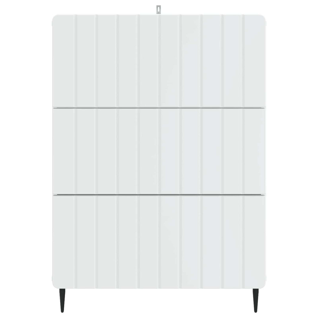 Skuffeskab Hvid 66 x 34,5 x 92 cm Konstrueret træ