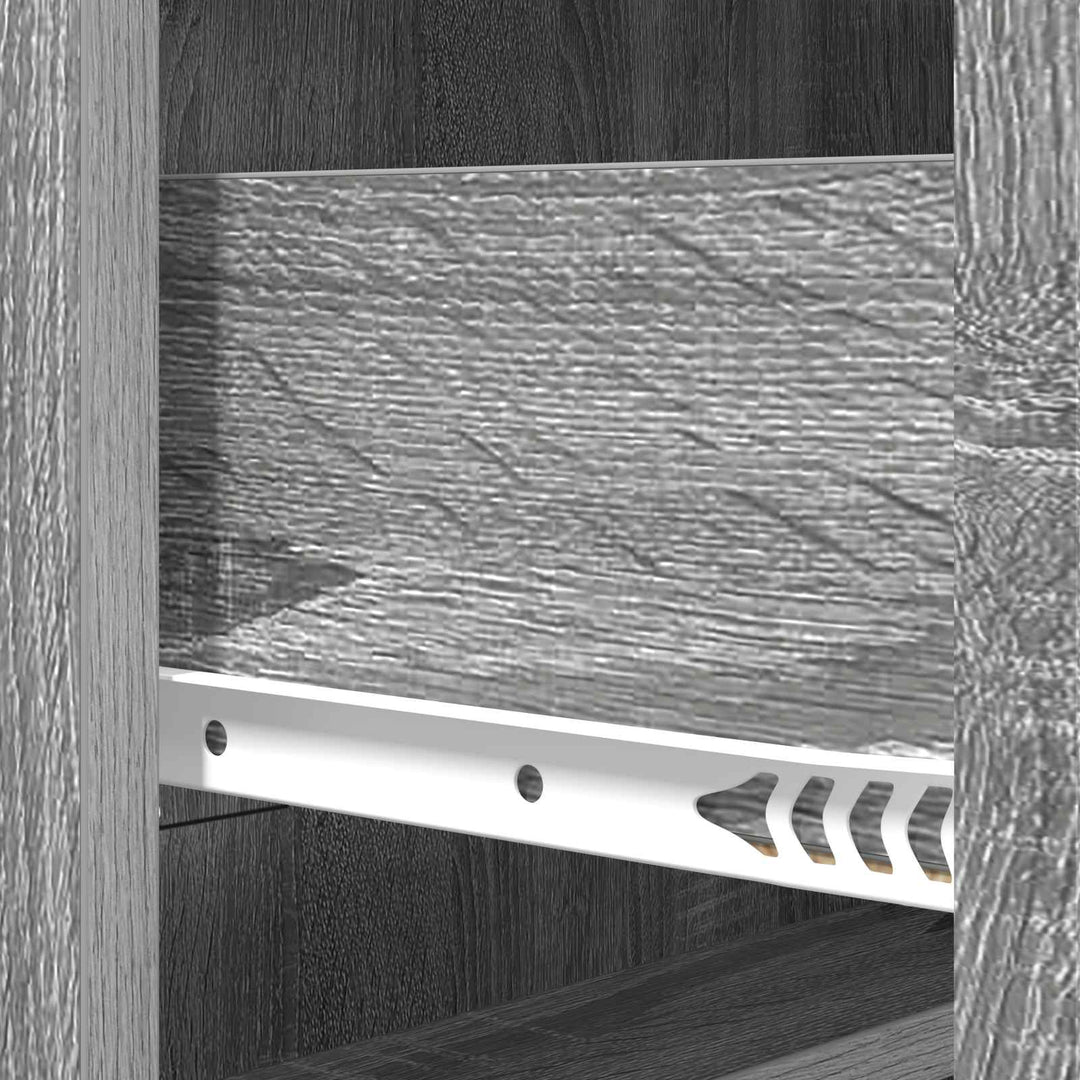Skuffeskab 66 x 34,5 x 92 cm Konstrueret træ Grå sonoma-eg
