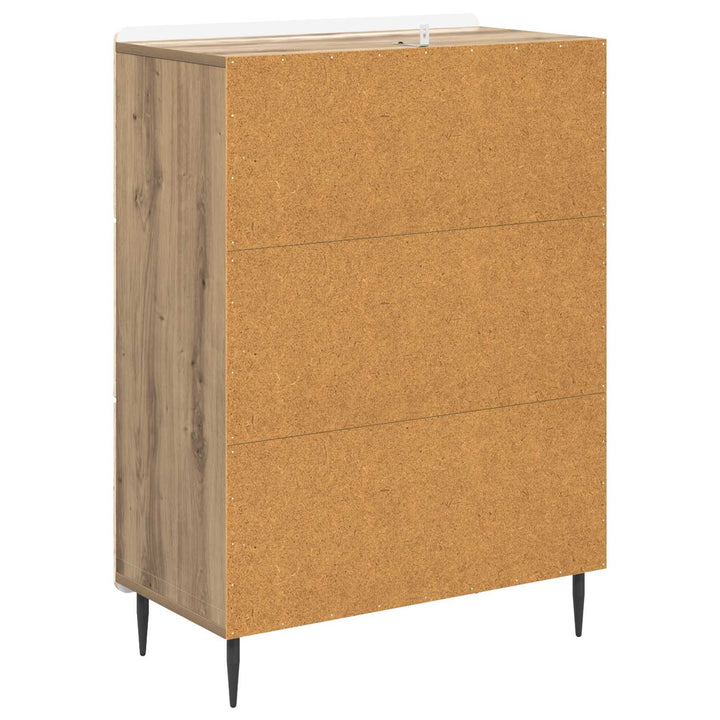 Skuffeskab 66 x 34,5 x 92 cm Konstrueret træ Artisan-eg