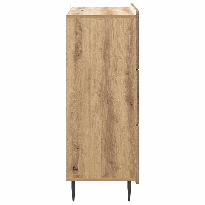 Skuffeskab 66 x 34,5 x 92 cm Konstrueret træ Artisan-eg