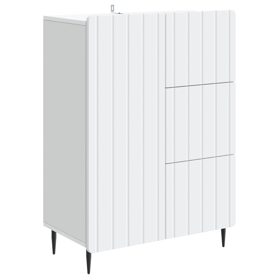 Sideboard Hvid 66 x 34,5 x 91,5 cm Konstrueret træ