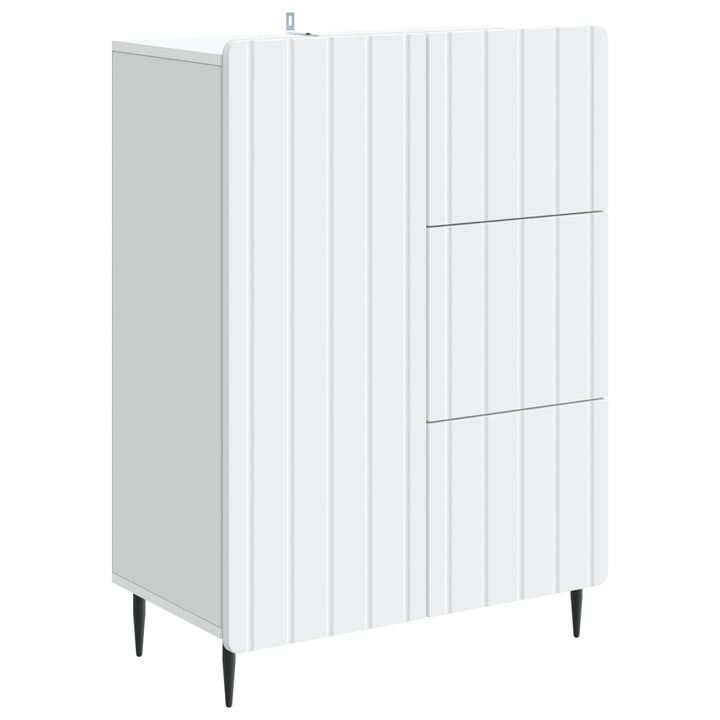 Sideboard Hvid 66 x 34,5 x 91,5 cm Konstrueret træ