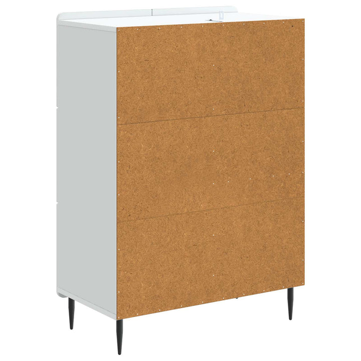 Sideboard Hvid 66 x 34,5 x 91,5 cm Konstrueret træ