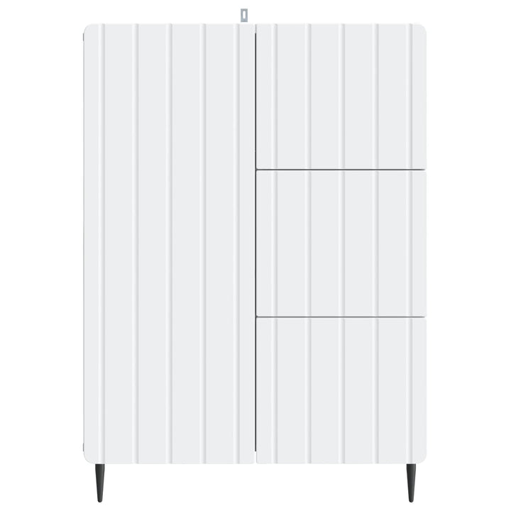 Sideboard Hvid 66 x 34,5 x 91,5 cm Konstrueret træ