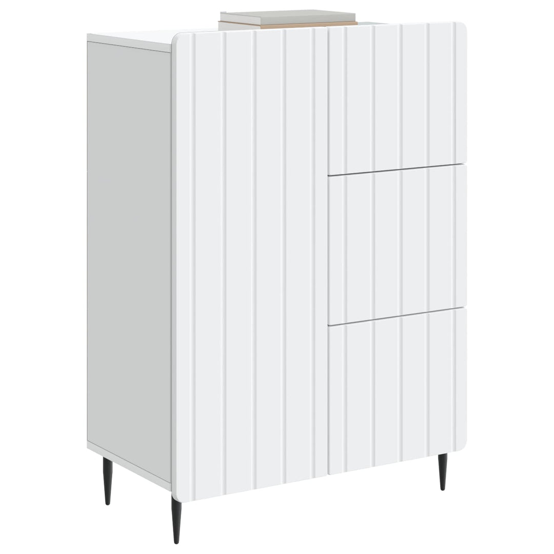 Sideboard Hvid 66 x 34,5 x 91,5 cm Konstrueret træ