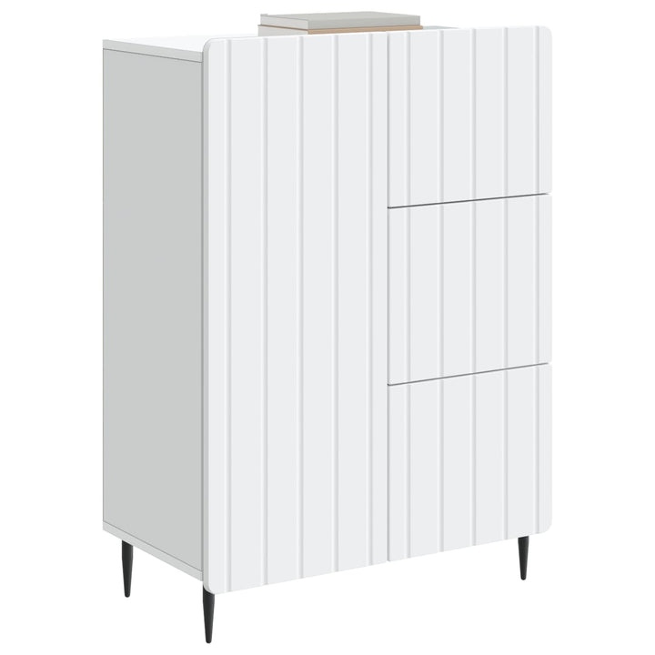 Sideboard Hvid 66 x 34,5 x 91,5 cm Konstrueret træ