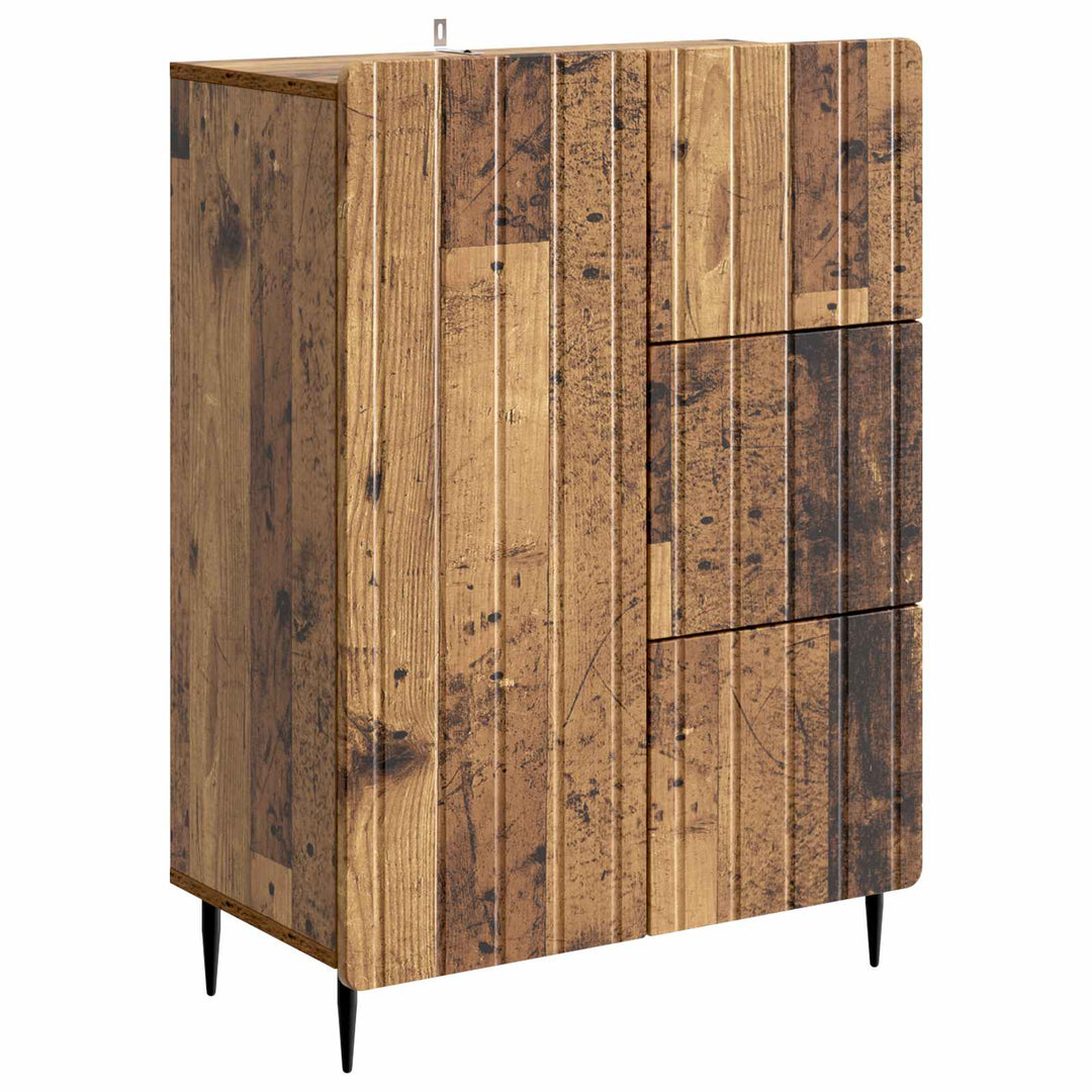 Sideboard Gammelt træ 66 x 34,5 x 91,5 cm Konstrueret træ