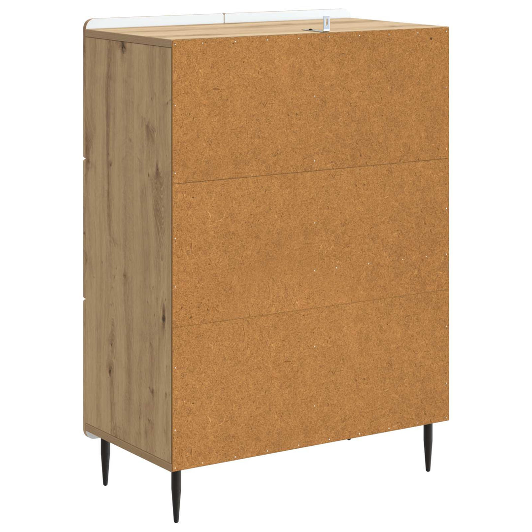 Sideboard Artisan-eg 66 x 34,5 x 91,5 cm Konstrueret træ