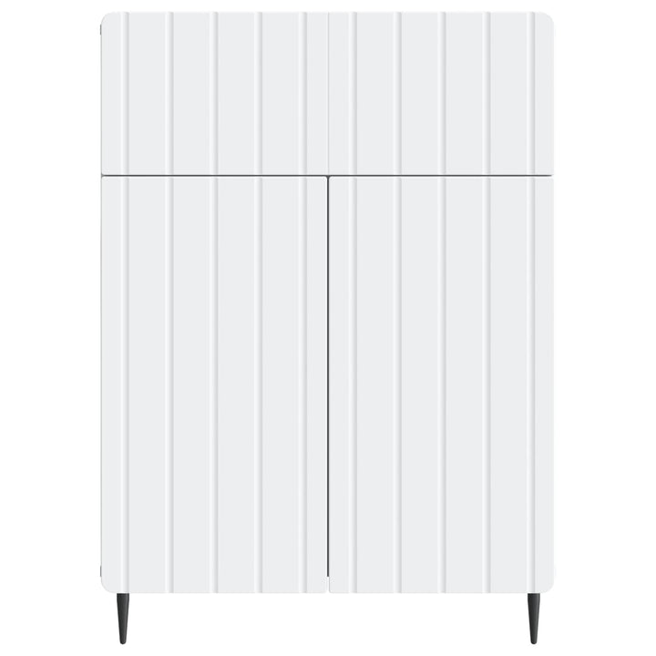 Sideboard Hvid 66 x 34,5 x 92 cm Konstrueret træ
