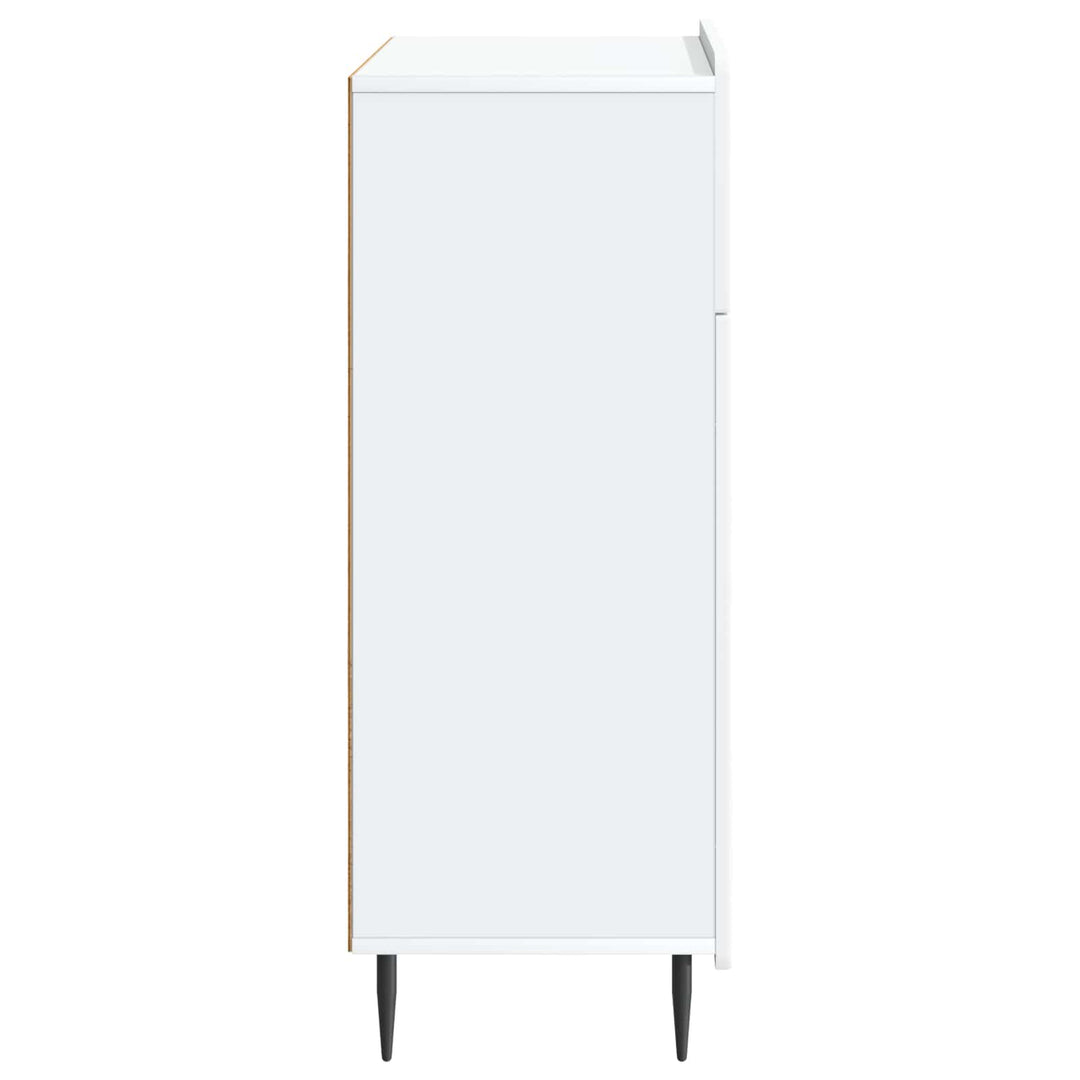 Sideboard Hvid 66 x 34,5 x 92 cm Konstrueret træ