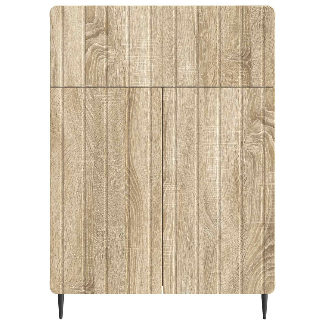 Sideboard Sonoma-eg 66 x 34,5 x 92 cm Konstrueret træ