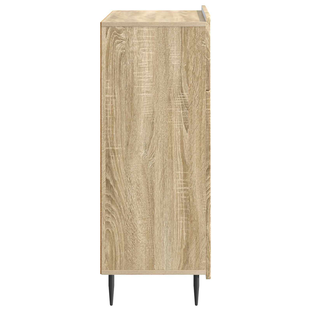 Sideboard Sonoma-eg 66 x 34,5 x 92 cm Konstrueret træ