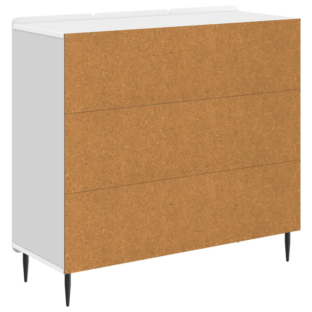 Sideboard Hvid 89 x 34,5 x 82 cm Konstrueret træ