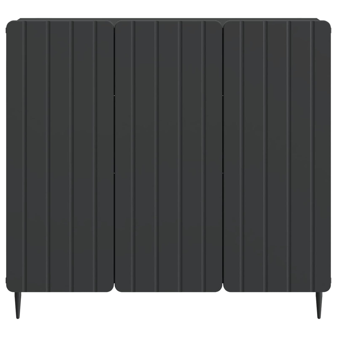 Sideboard Sort 89 x 34,5 x 82 cm Konstrueret træ