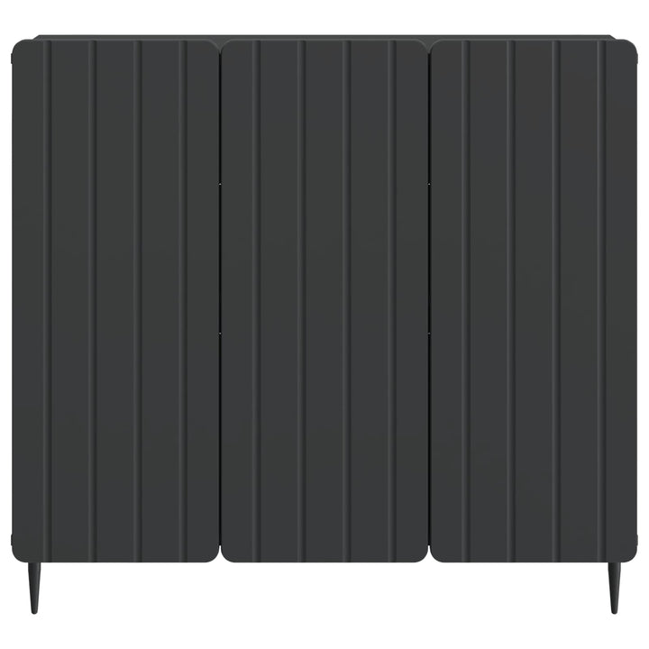 Sideboard Sort 89 x 34,5 x 82 cm Konstrueret træ