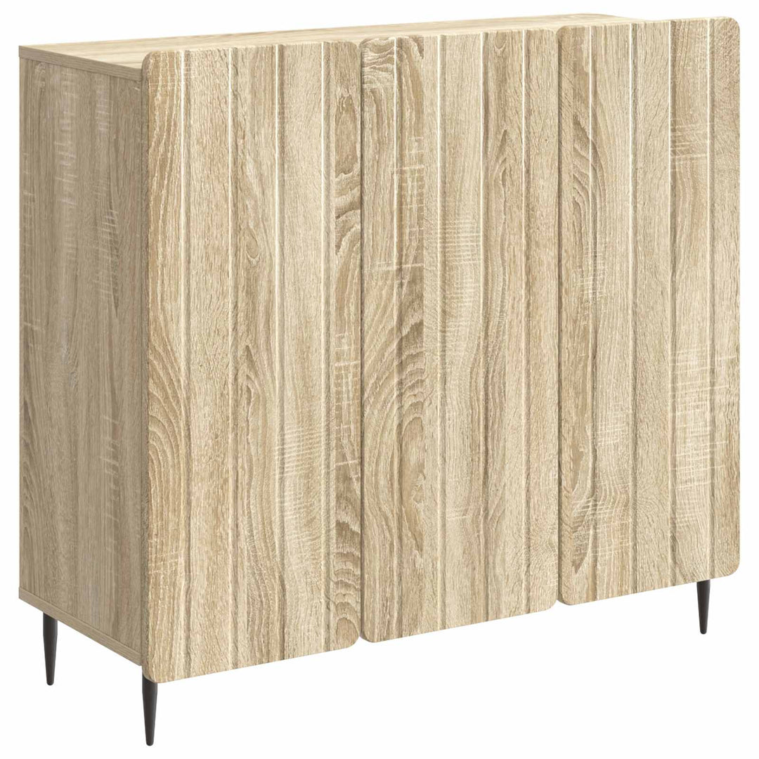 Sideboard Sonoma-eg 89 x 34,5 x 82 cm Konstrueret træ