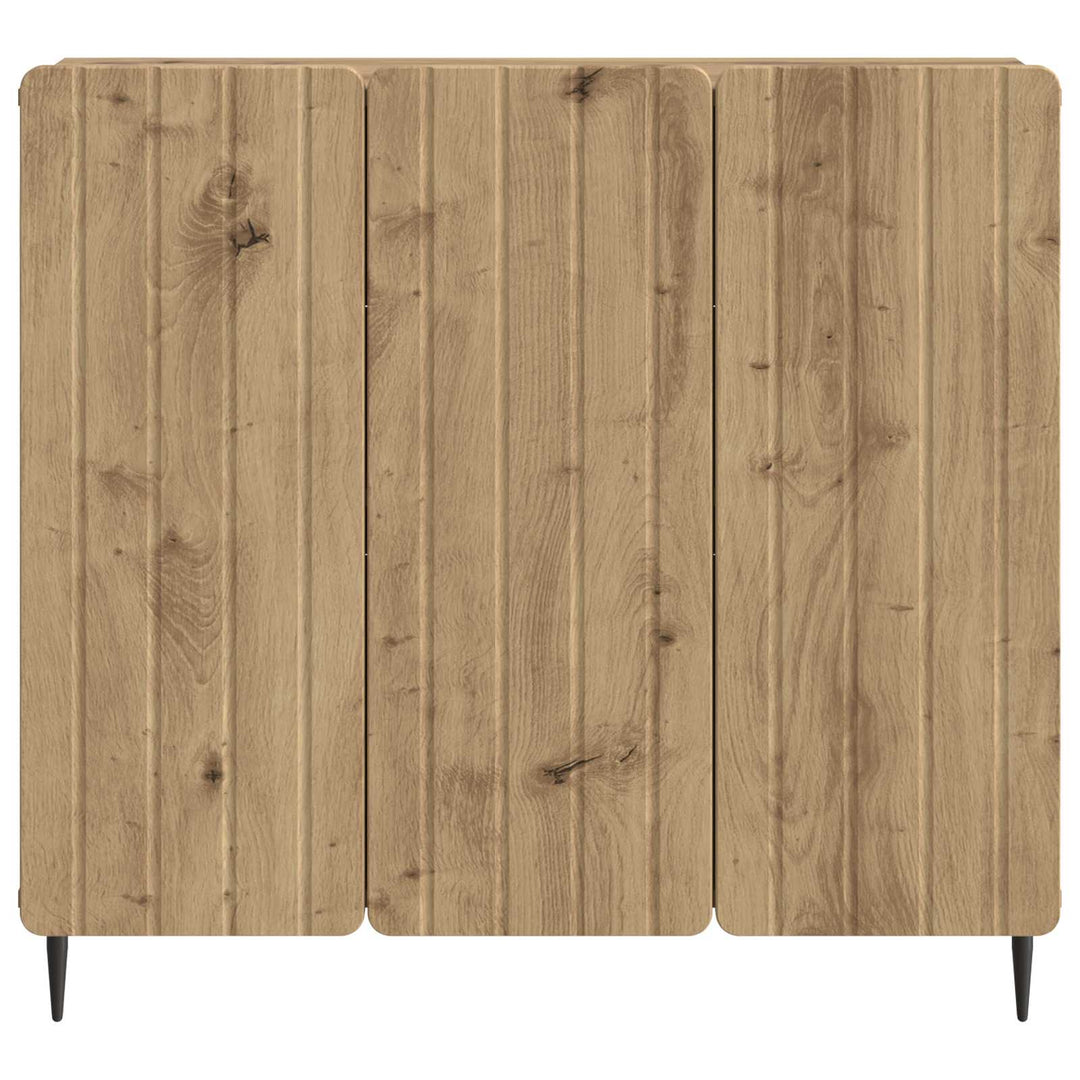 Sideboard Artisan-eg 89 x 34,5 x 82 cm Konstrueret træ