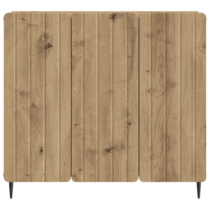 Sideboard Artisan-eg 89 x 34,5 x 82 cm Konstrueret træ