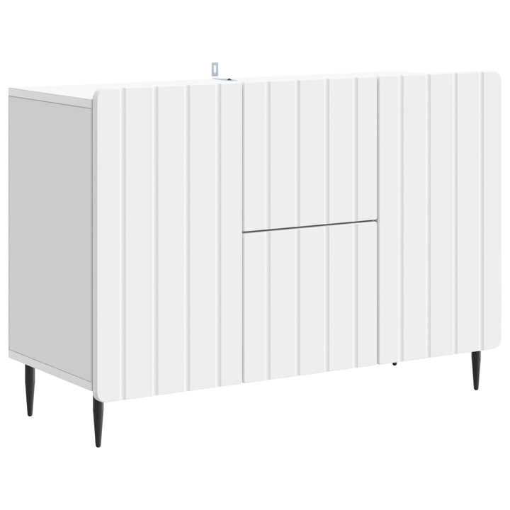 Sideboard Hvid 89 x 34,5 x 62 cm Konstrueret træ