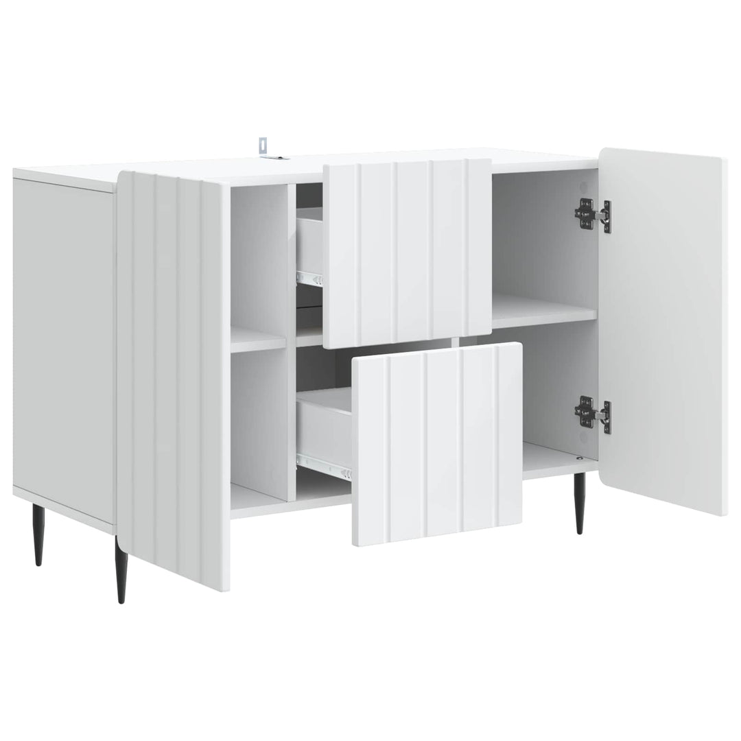 Sideboard Hvid 89 x 34,5 x 62 cm Konstrueret træ