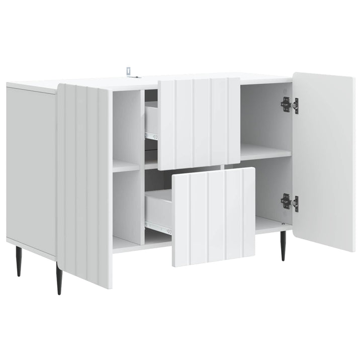 Sideboard Hvid 89 x 34,5 x 62 cm Konstrueret træ