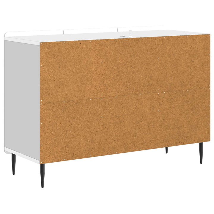 Sideboard Hvid 89 x 34,5 x 62 cm Konstrueret træ