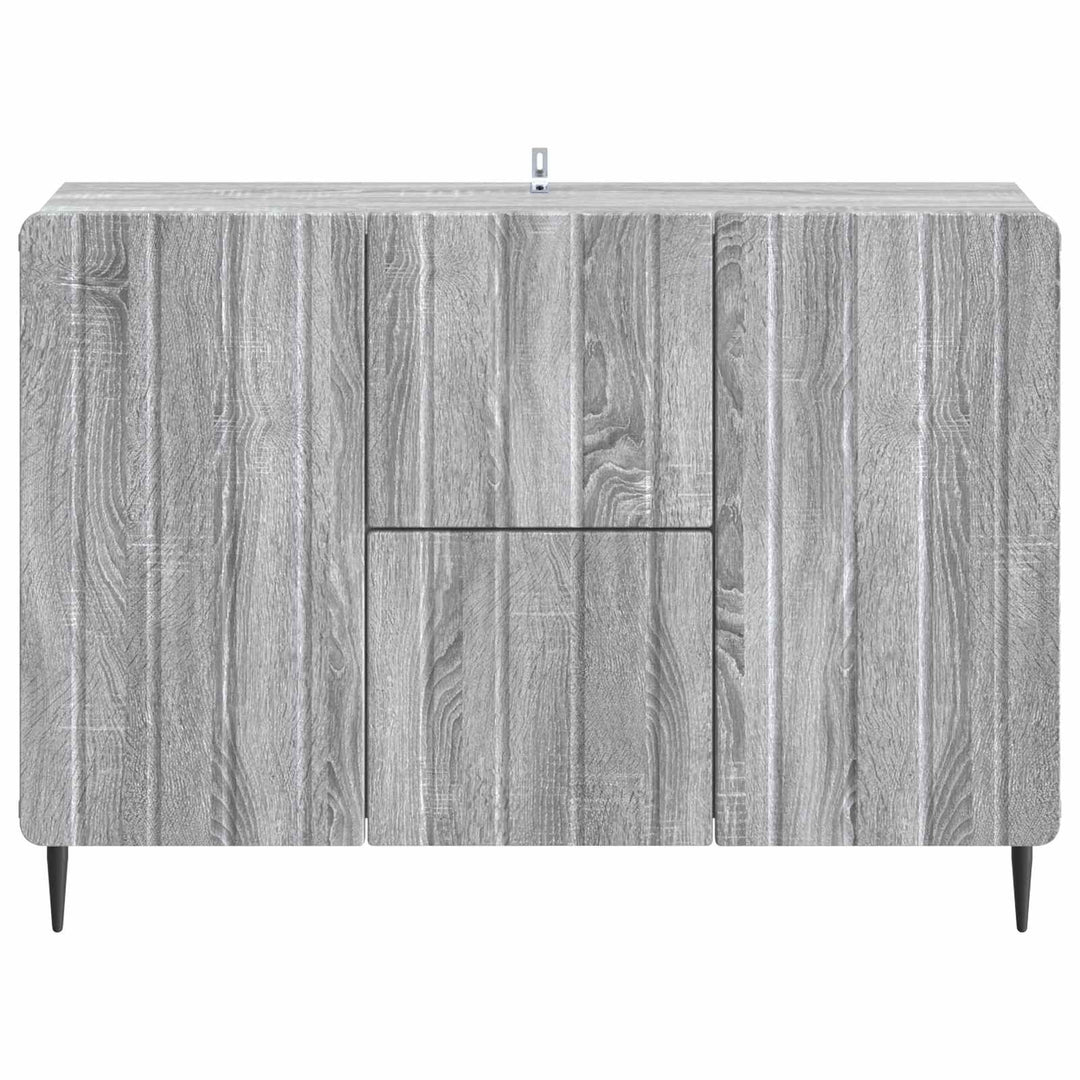 Sideboard Grå sonoma-eg 89 x 34,5 x 62 cm Konstrueret træ