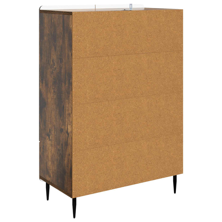 Sideboard Røget eg 66 x 34,5 x 97 cm Konstrueret træ