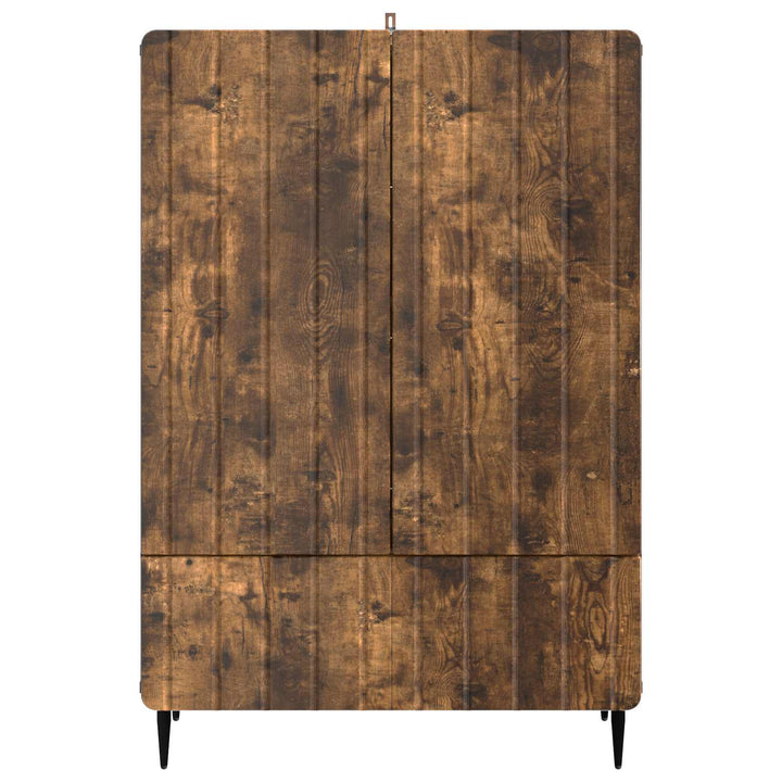 Sideboard Røget eg 66 x 34,5 x 97 cm Konstrueret træ