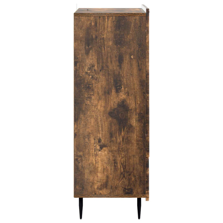 Sideboard Røget eg 66 x 34,5 x 97 cm Konstrueret træ