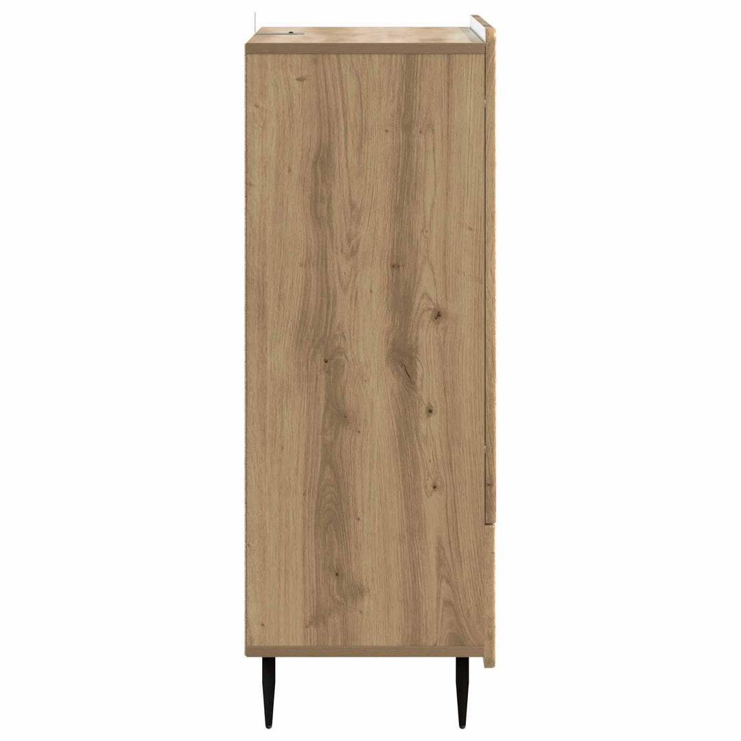 Sideboard Artisan-eg 66 x 34,5 x 97 cm Konstrueret træ