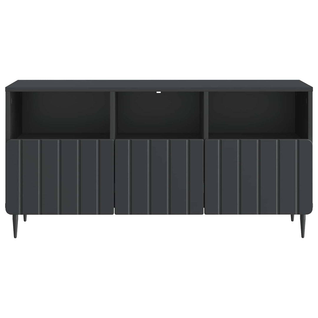 TV-skab med skuffe Sort 102 x 34,5 x 50 cm Konstrueret træ