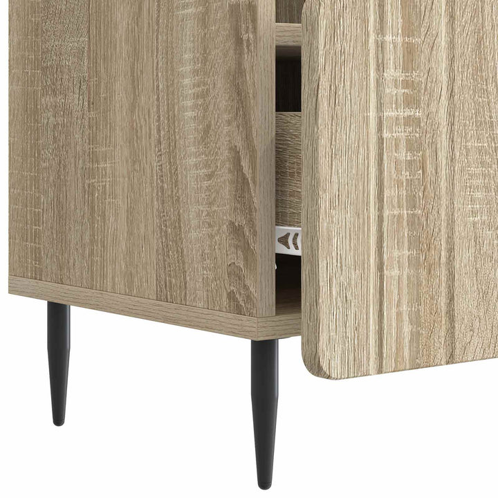 TV-skab med skuffe Sonoma-eg 102 x 34,5 x 50 cm Konstrueret træ